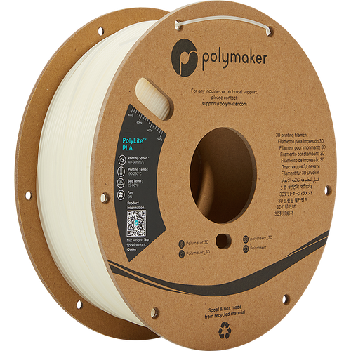 LulzBot Polymaker PolyLite PLA Filament for Professional 3D Printing
