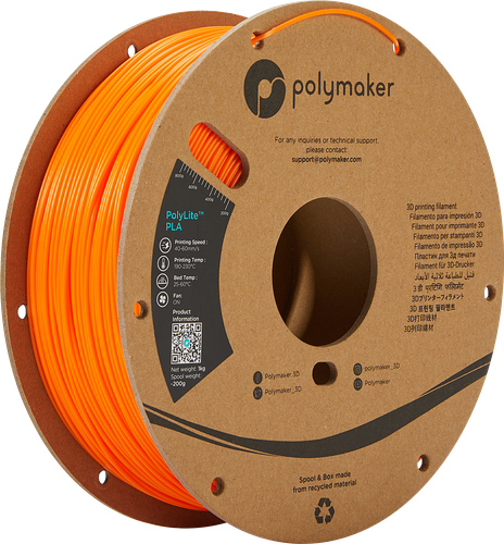 LulzBot Polymaker PolyLite PLA Filament for Professional 3D Printing