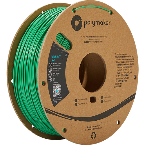 LulzBot Polymaker PolyLite PLA Filament for Professional 3D Printing