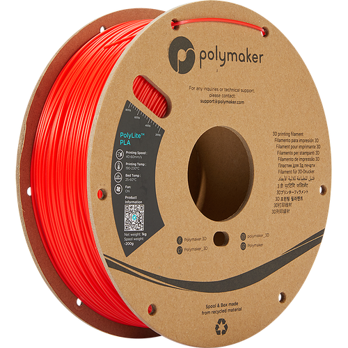 LulzBot Polymaker PolyLite PLA Filament for Professional 3D Printing