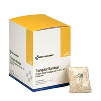 First Aid Only 40" x 40" x 56" Muslin Triangular Bandage (Pack of 18)