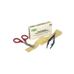 First Aid Only Rubber Tourniquet, Tweezers, Scissors, 1 Of Each In The Kit