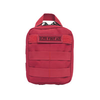 Elite First Aid FA182R-ADV Recon IFAK Red Advanced - Rip-Off Headrest and Belt Individual Kit