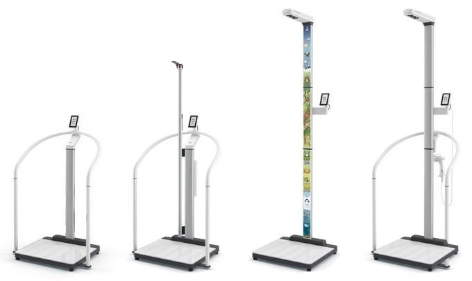 SECA ONSMMIUTNN Scale-up Line - EMR-validated ultrasonic measuring station with ID-Display and