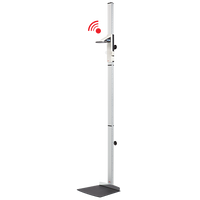 SECA 2641900004 Wall-mounted stadiometer with display on the headpiece