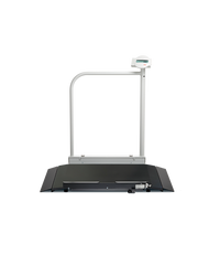 SECA 6761321994 EMR-validated wheelchair scale with handrail