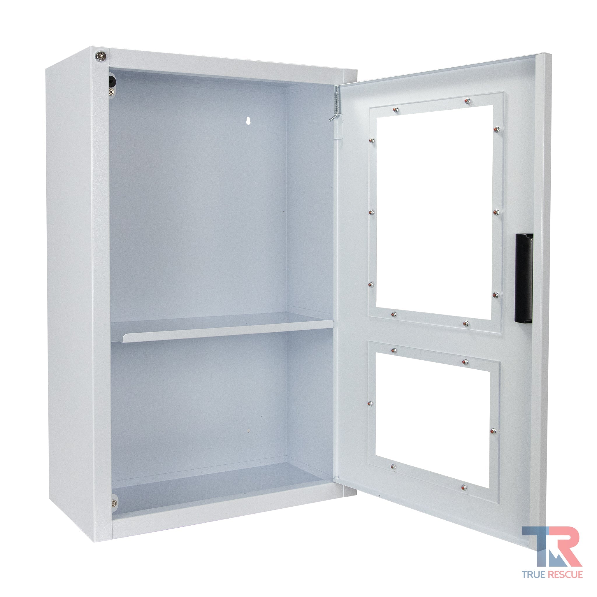 Cubix Safety CB2-AED-BC Combination AED Cabinet with Alarm and Additional Storage