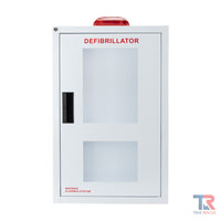 Cubix Safety CB2-AED-BCs Combination AED Cabinet with Alarm, Strobe and Additional Storage