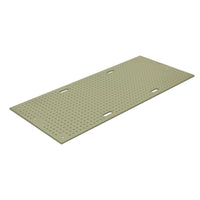 Justrite 36" x 96" TrakMat Ground Protection Mat, One Smooth Side, 90 Ton Capacity