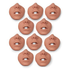 Heartsmart Face Pieces for AJ/Brad Jr Manikin (Pack of 10)