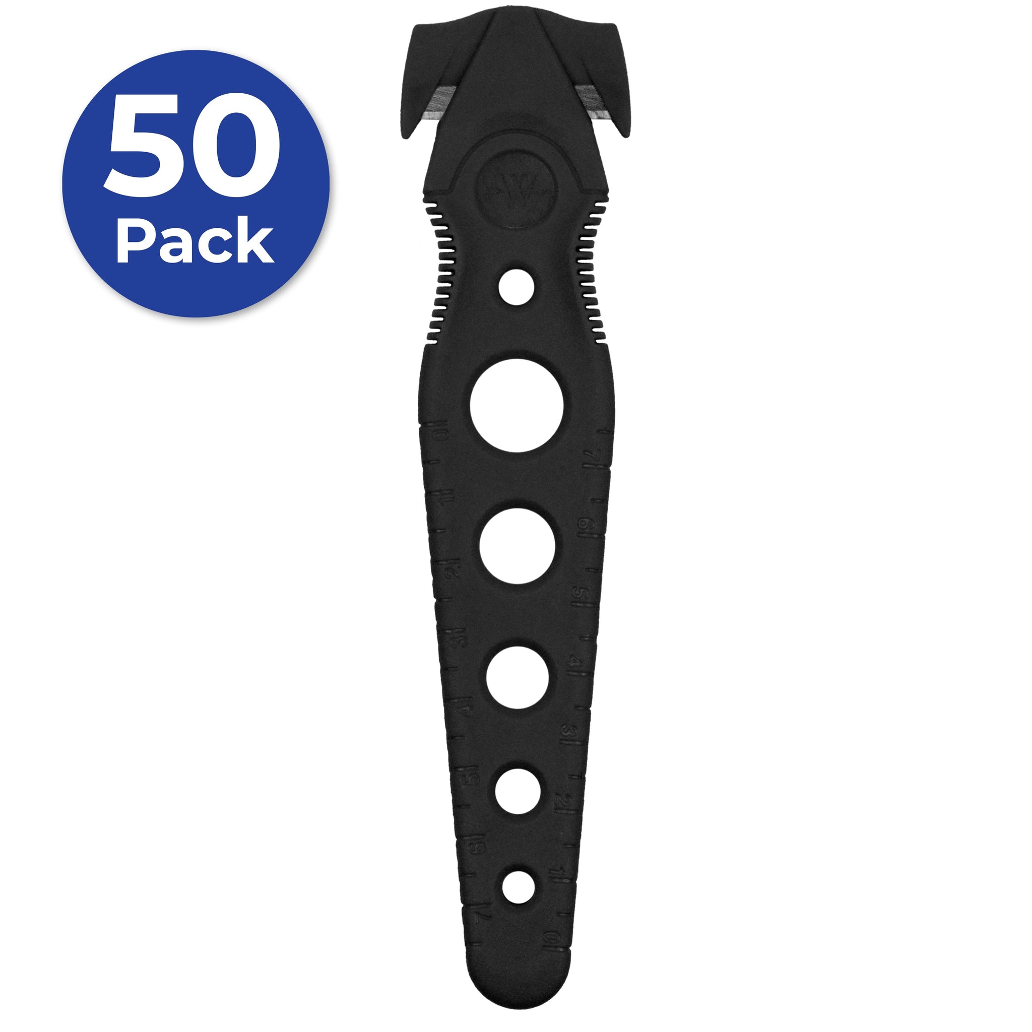 Westcott 17345 Saber Safety Cutter, 50-Pack, Black