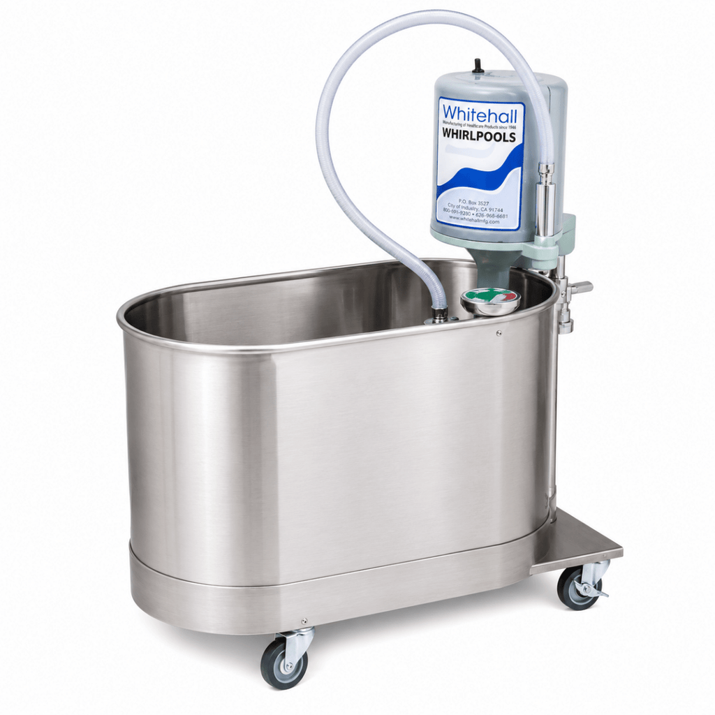 Whitehall WHE-15-M Extremity Whirlpool — 15 Gallon Mobile Hydrotherapy Tank