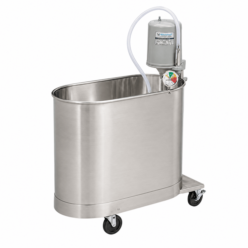 Whitehall WHE-27-M Extremity Whirlpool — 27 Gallon Mobile Hydrotherapy Tank