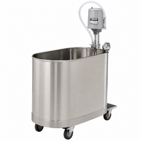 Whitehall WHH-75-M Hi-Boy Whirlpool — 75 Gallon Mobile Hydrotherapy Tank