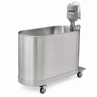 Whitehall WHH-90-M Hi-Boy Whirlpool — 90 Gallon Mobile Hydrotherapy Tank