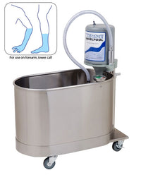 Whitehall WHE-15-M Extremity Whirlpool — 15 Gallon Mobile Hydrotherapy Tank