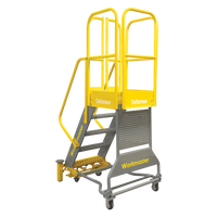 Cotterman Steel Workmaster Super Duty Rolling Ladder, 1000 lb Capacity
