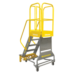 Cotterman Steel Workmaster Super Duty Rolling Ladder, 1000 lb Capacity