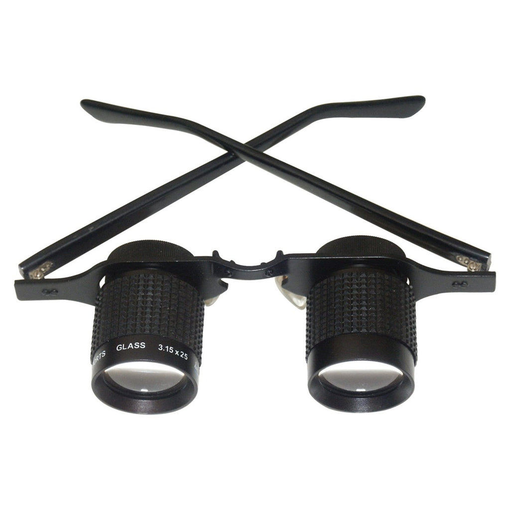 Walters Low Vision 3.15x25 Spectacle Binoculars – Hands-Free Distance Magnification and Vision Rehabilitation