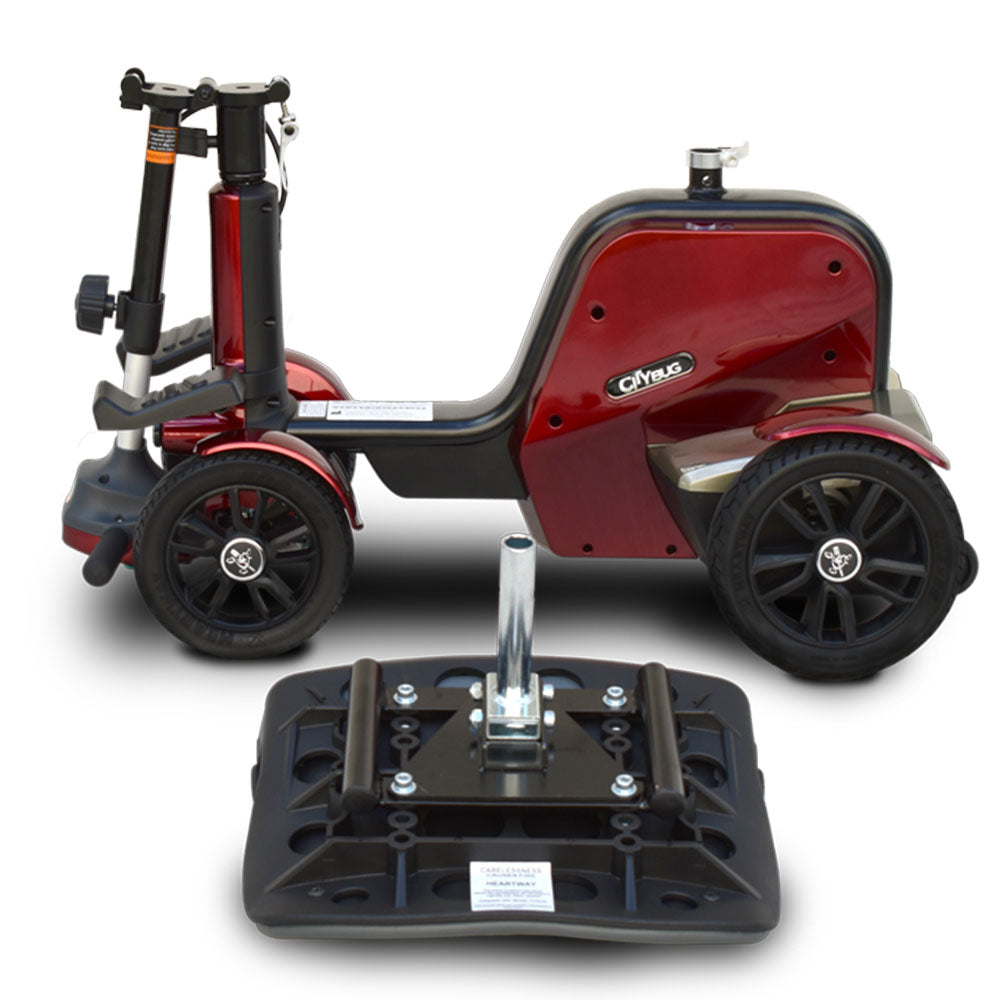 EV Rider Citybug Folding 4-Wheel Mobility Scooter – Compact Comfort for Smooth Home Navigation