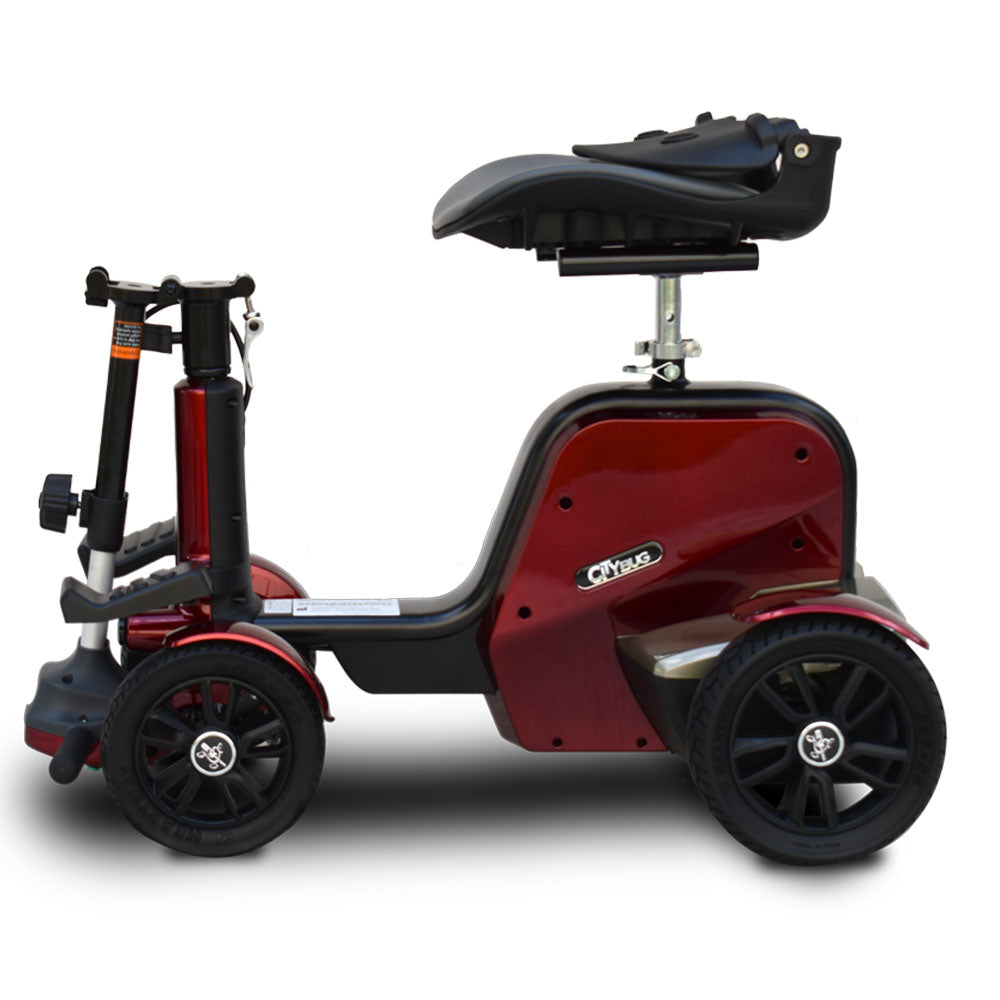EV Rider Citybug Folding 4-Wheel Mobility Scooter – Compact Comfort for Smooth Home Navigation