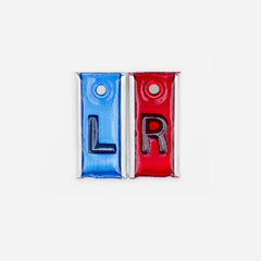 Phillips Safety Leaded PB Markers R & L with Aluminum Backs
