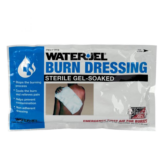 First Aid Only 8" x 18" Sterile Gel-Soaked Burn Dressing