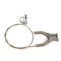 Justrite Antistatic Wire for Bonding and Grounding, with Hand Clamp and "C" Clamp, 3ft