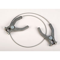Justrite Antistatic Wire For Bonding And Grounding, With Dual Hand Clamps, 3 Feet