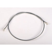 Justrite Antistatic Wire For Bonding/Grounding, With Dual 1/4 Inch Terminals, 3 Feet.