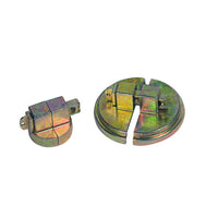 Justrite Drum Lock Set For Steel Drums, 1 Set Fits 2-In Bung, 1 Set Fits 3/4-In Bung, 2 Lock Bars. Padlocks Not Included.