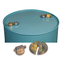 Justrite Drum Lock Set For Steel Drums, 1 Set Fits 2-In Bung, 1 Set Fits 3/4-In Bung, 2 Lock Bars (Padlocks Not Included)