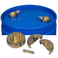 Justrite Drum Lock Set For Plastic Drums, 2 Units Fit 2-In Bung, 2 Lock Bars. No Padlocks.