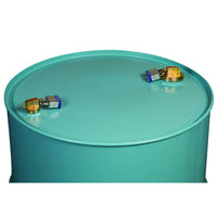Justrite Drum Lock Set For Steel Drums, 1 Set Fits 2-In Bung, 1 Set Fits 3/4-In Bung, 2 Lock Bars, 2 Padlocks