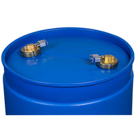 Justrite Drum Lock Set For Plastic Drums, 2 Units Fit 2-In Bung, 2 Lock Bars. 2 Padlocks