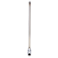 Justrite Cast-Iron Horizontal Fill Drum Gauge, 11-1/4-In Long, For 3/4-Inh NPT Bung