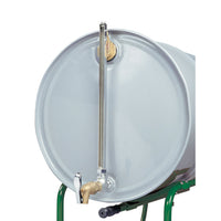 Justrite Cast-Iron Horizontal Fill Drum Gauge