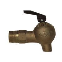Justrite Brass Control Flow Lab Safety Faucet, 3/4-In NPT Bung