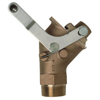 Justrite Brass Drum Gate Valve For Viscous Liquids, 2" NPT Bung.