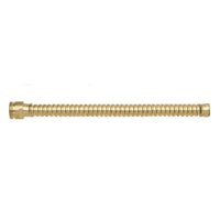 Justrite Flexible Hose Extension For Drum Faucet, 8" Long, Brass