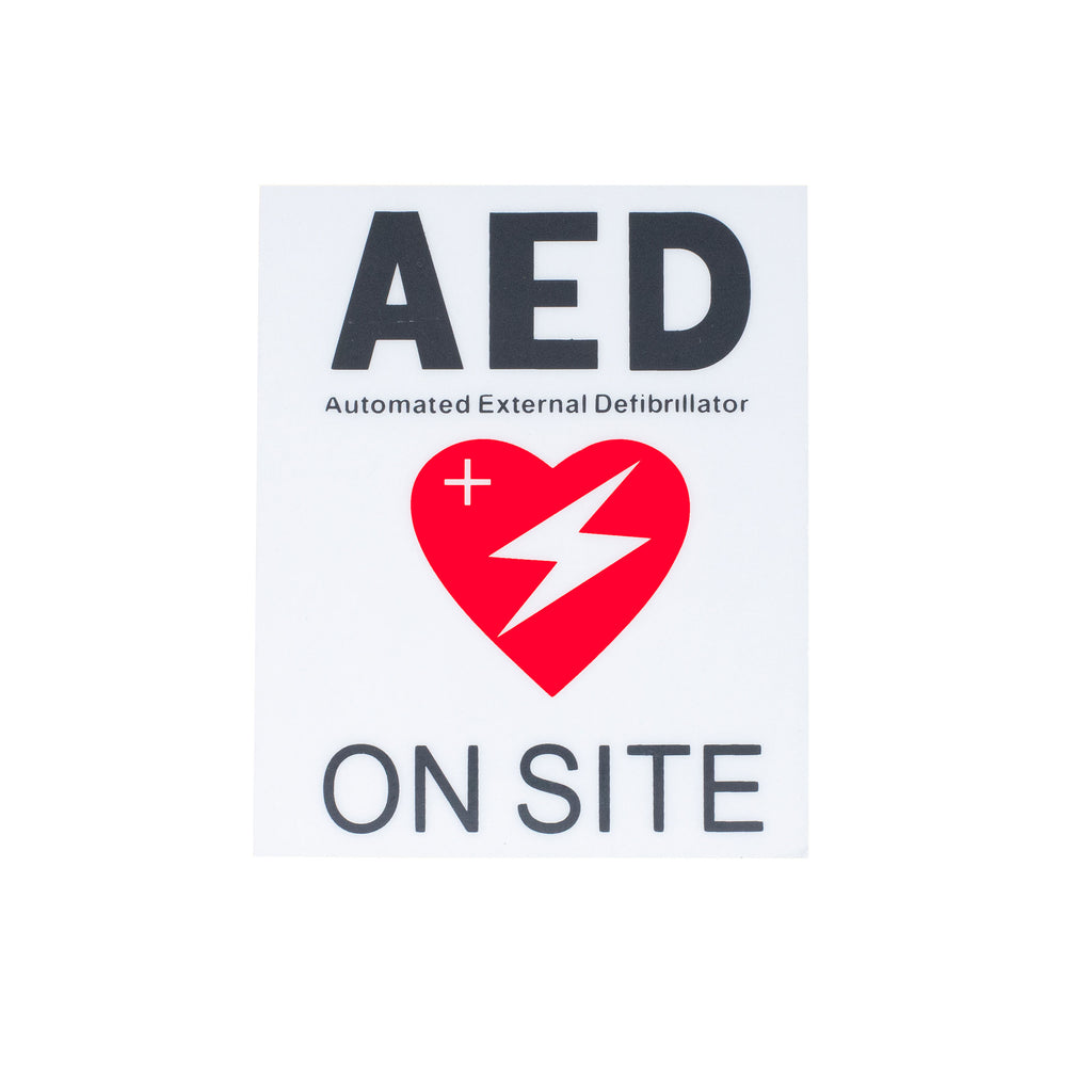 Cubix Safety High-Visibility AED On-Site Adhesive Vinyl Decal