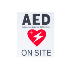 Cubix Safety AED On-Site Decal