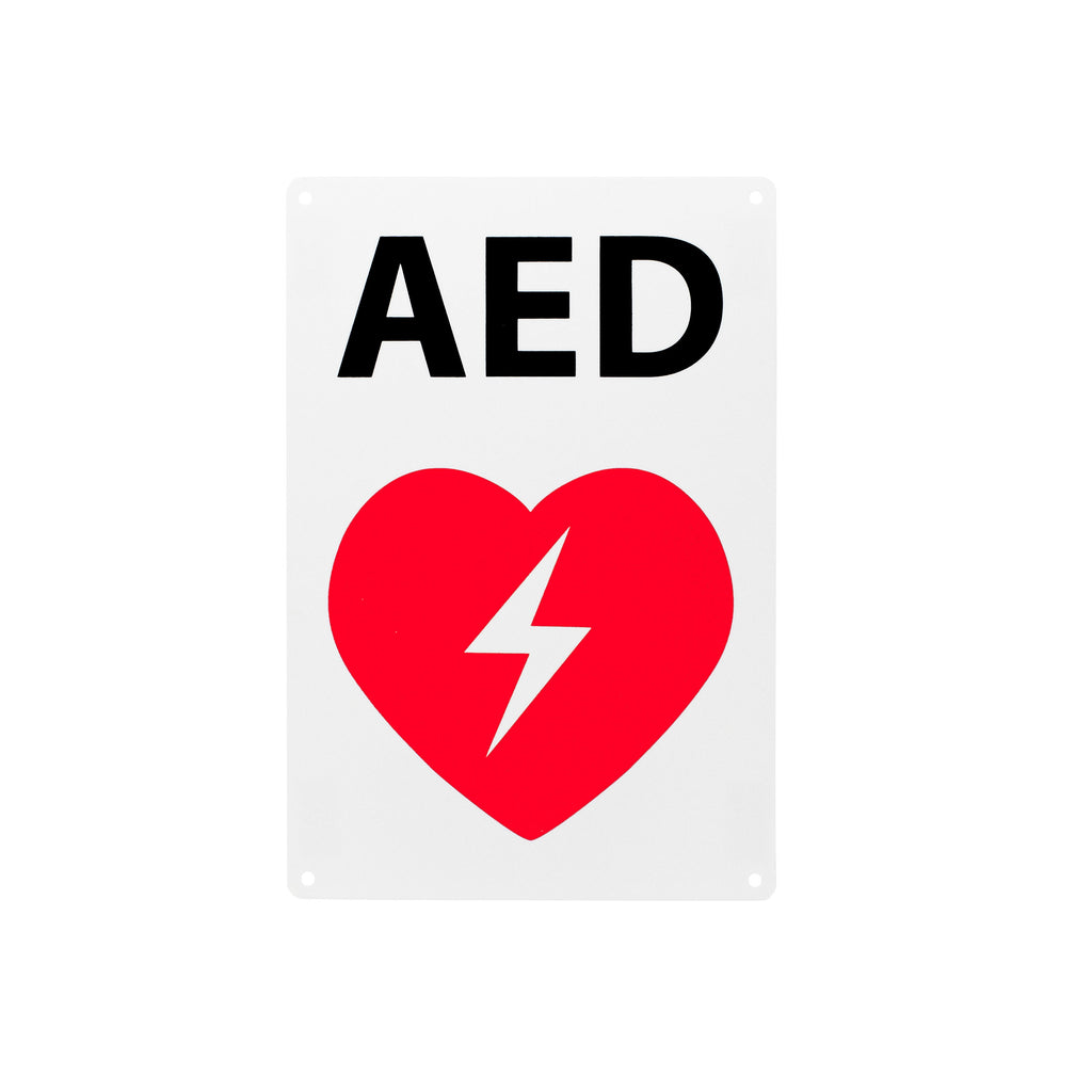 Cubix Safety 3D V-Shape AED Wall Sign for High-Visibility Emergency Location