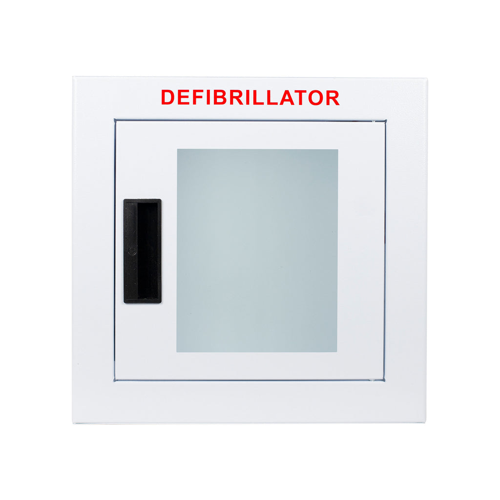 Cubix Safety Semi-Recessed Compact AED Cabinet – Low-Profile Institutional AED Storage