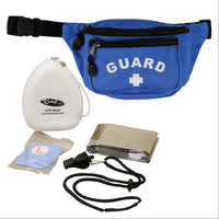 Kemp USA Hip Pack with GUARD Logo and Lifeguard Essentials Supply Pack (S2)