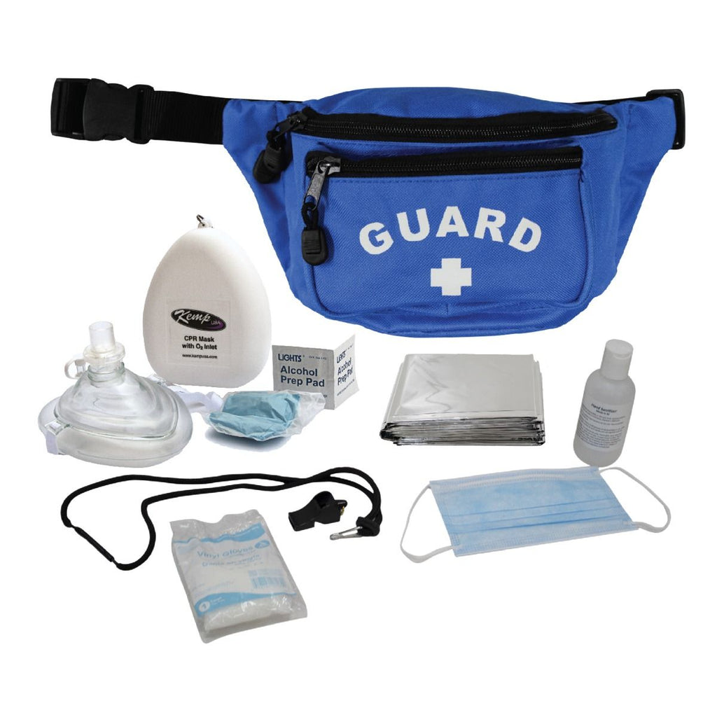 Kemp USA Hip Pack with GUARD Logo and PPE Supply Pack