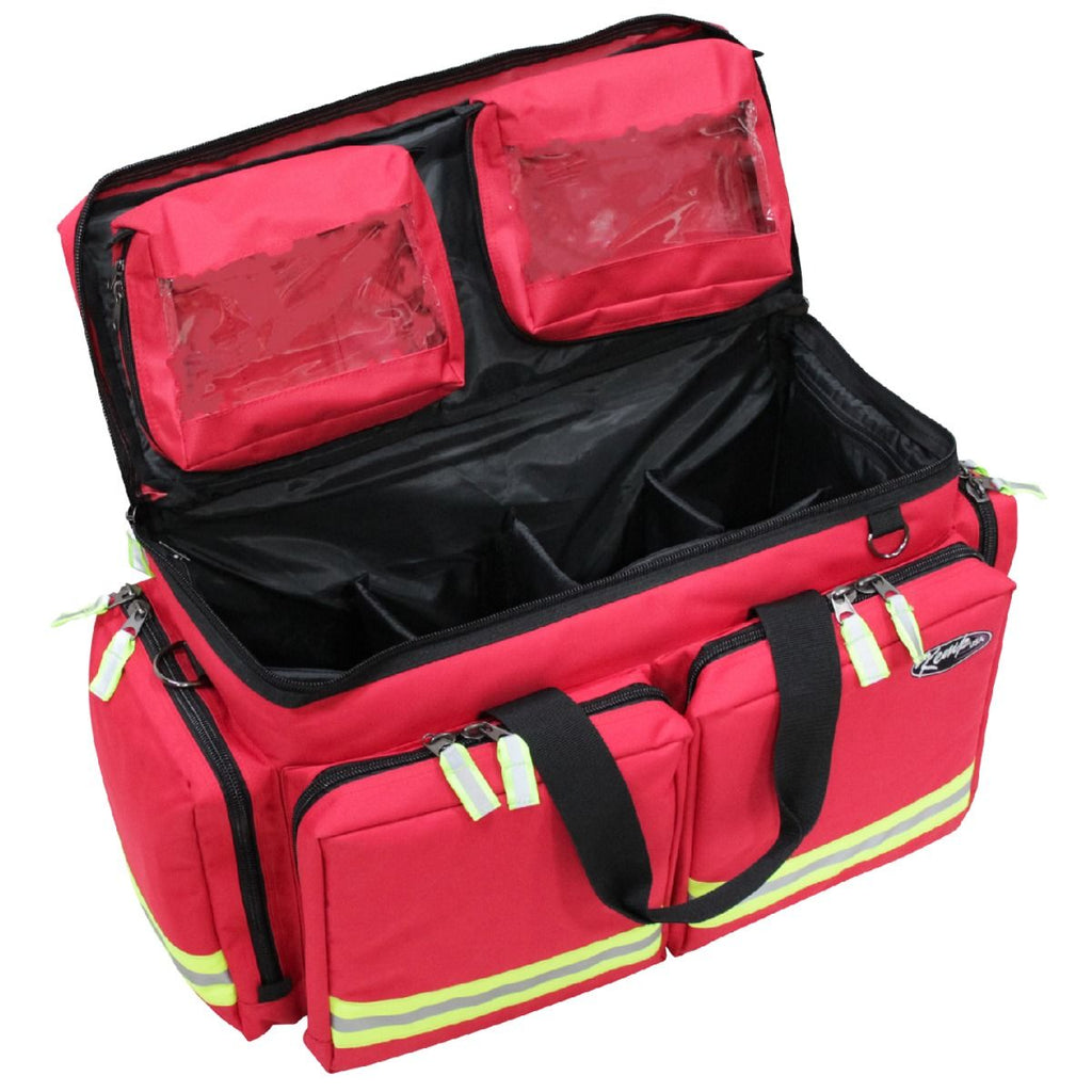 Kemp USA Ultra EMS Bag - Professional First Responder Medical Kit, Red