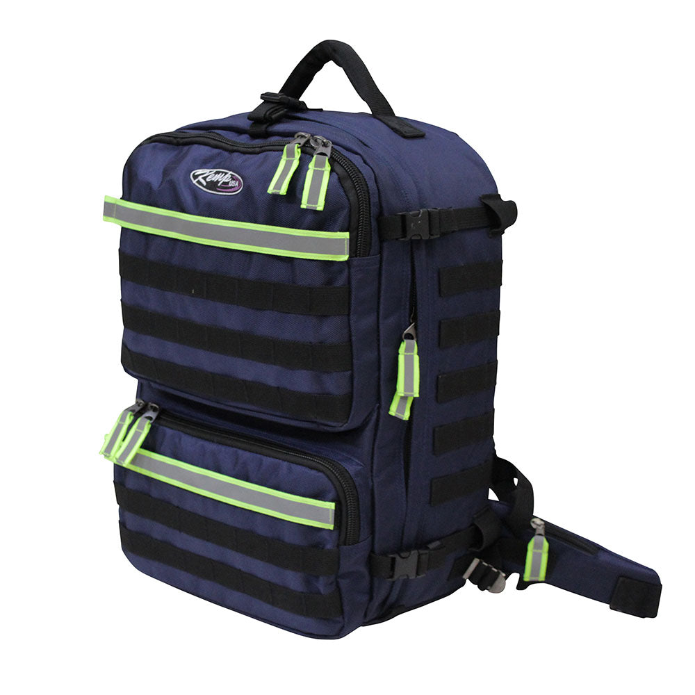 Kemp USA Premium Rescue & Tactical EMS Backpack | Ballistic Nylon Modular Load-Out