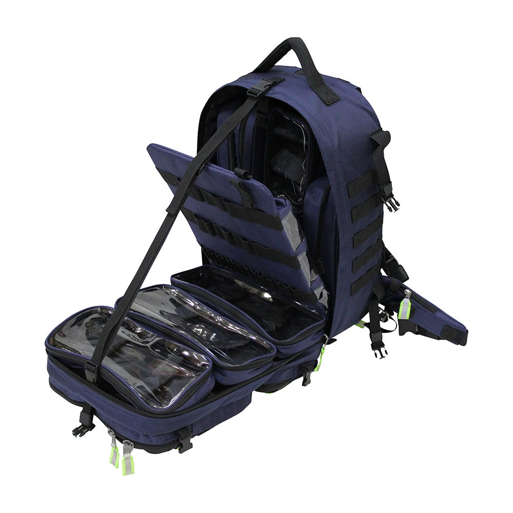 Kemp USA Premium Rescue & Tactical EMS Backpack | Ballistic Nylon Modular Load-Out