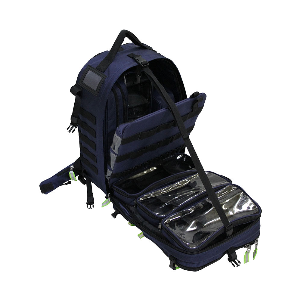 Kemp USA Premium Rescue & Tactical EMS Backpack | Ballistic Nylon Modular Load-Out